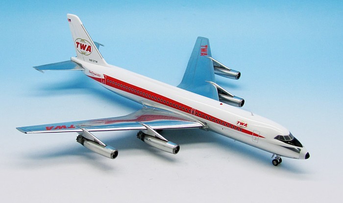 Highly detailed InFlight Die cast model TWA Star Stream Convair 880 Reg ...