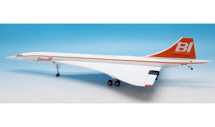 リアルJet-X 1/400 JXM139b Concorde BRANIFF INTERNATIONAL Chrome 限定85 No.0106 民間航空機