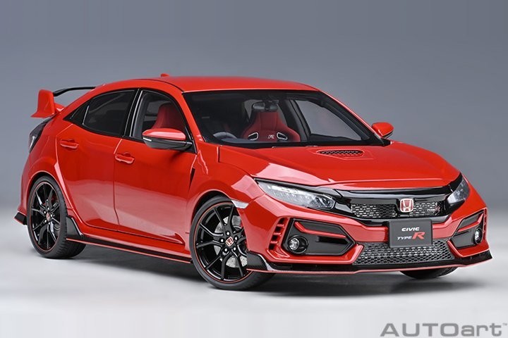 Honda Civic Type R (FK8) 2021, Flame Red, (73223) AUTOart scale 1