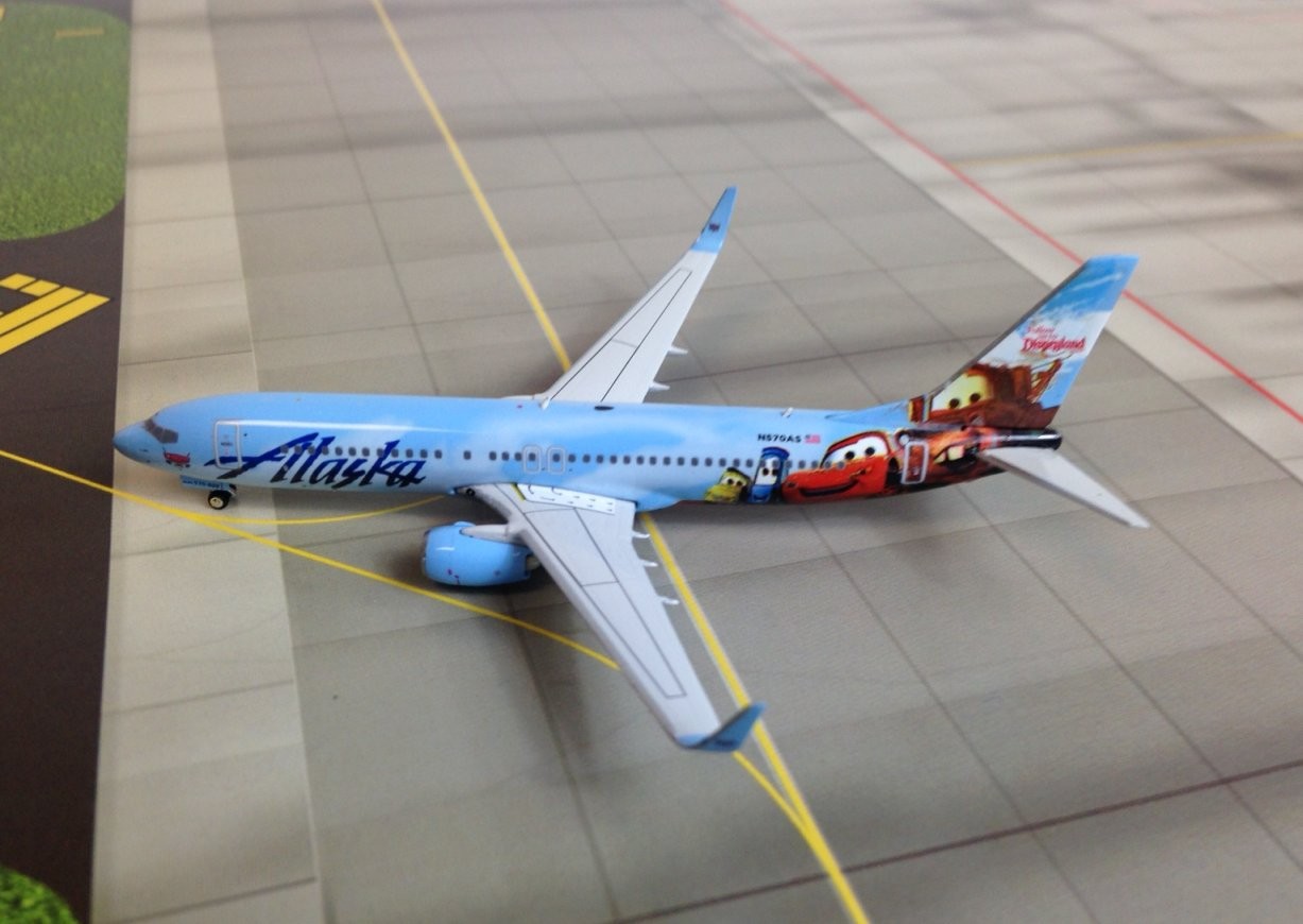 alaska airlines toy airplane