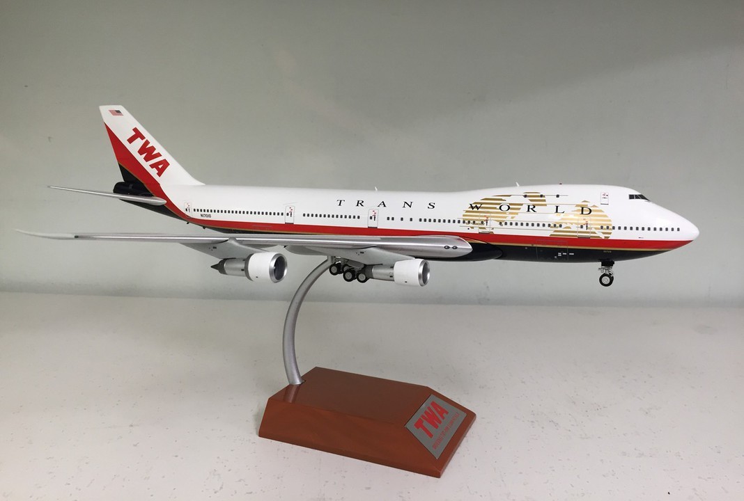 Highly detailed Inflight Model diecast model airplane TWA Trans