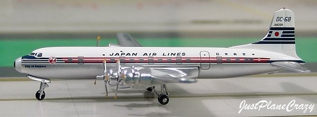 Rare: Aeroclassics JAL DC-6B JA6208 City of Sapporo ezToys 