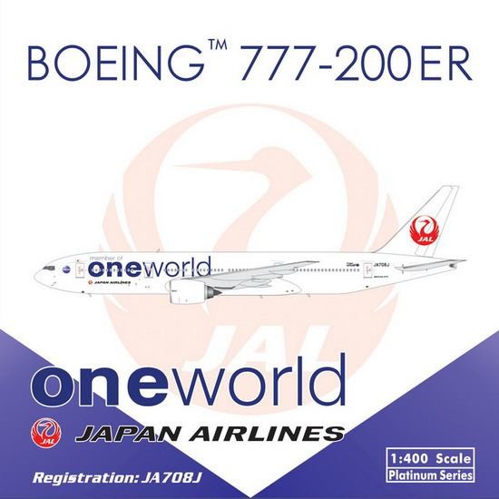 JAL One World B777-200ER JA708J Phoenix 1:400