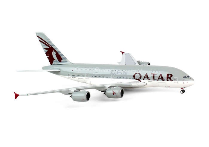 Qatar Airbus A380 Reg# A7-APA JC4QTR861 JC Wings 1:400