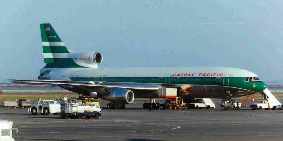 Cathay Pacific L-1011 Polished, Reg# VR-HHK Limited JFox JF-L1011-009P 1:200