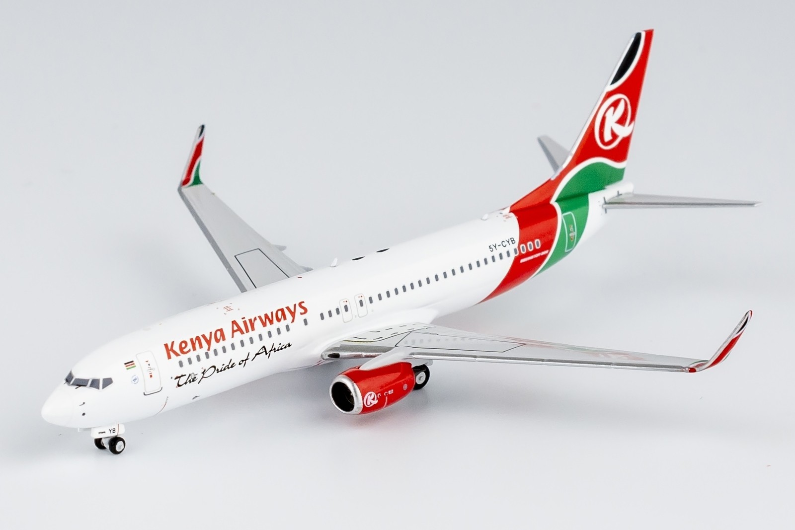 Kenya Airways Boeing 737-800w 5Y-CYB NG Models 58168 Scale 1:400