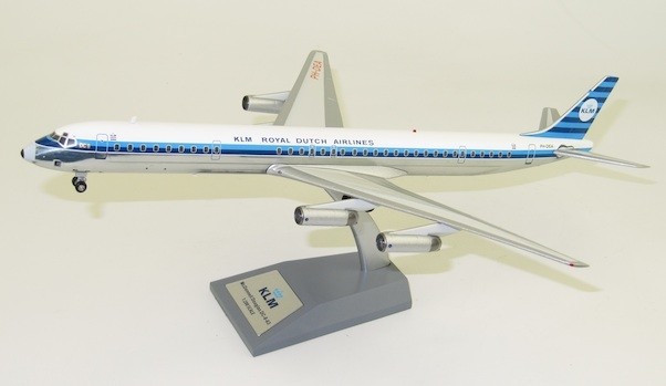 KLM Douglas DC-8-63 PH-DEA with stand IF863KL0220P InFlight scale 1:200