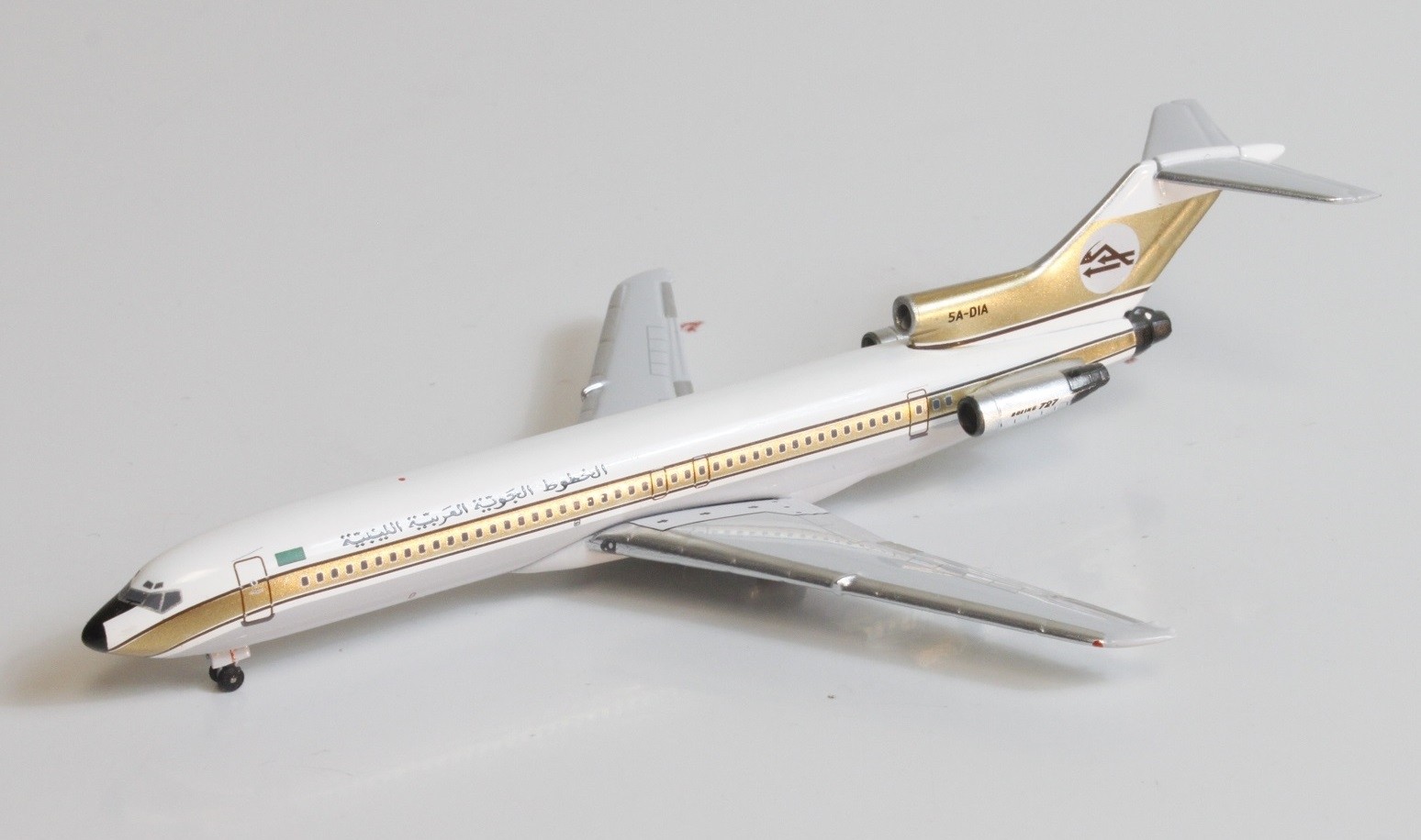 Libyan Arab Boeing 727-200 5A-DIA Aero Classics AC419822 scale 1:400