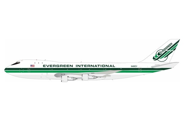 Limited! Evergreen International Boeing 747-132(SF) N481EV With Stand  B-Models-Inflight B-741-EZ-481 Scale 1:200