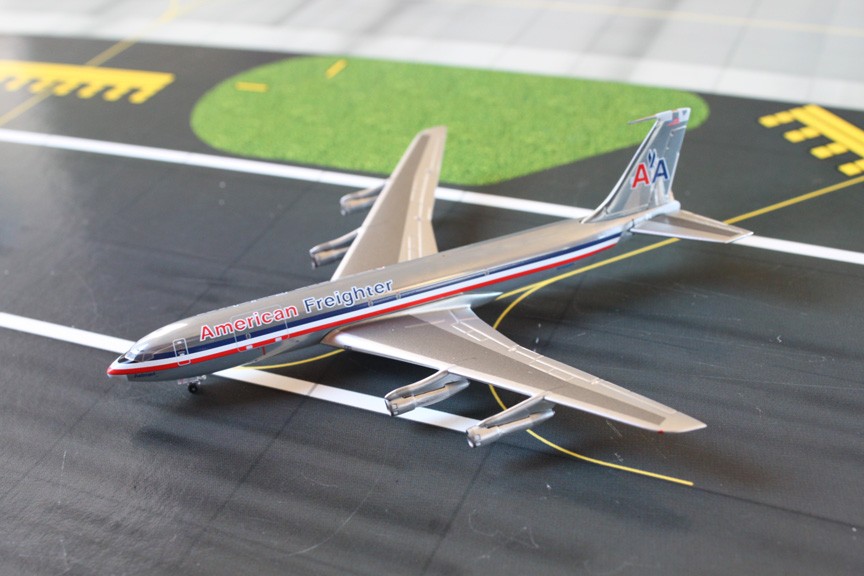 American Airlines 707-320C Freighter New C/S (Polished) ezToys ...