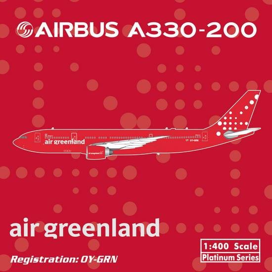 Air Greenland A330-200 Reg# OY-GRN Phoenix Models Scale 1:400 