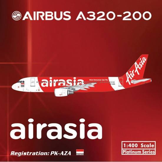 AirAsia Indonesia A320 Reg# PK-AZA 1:400