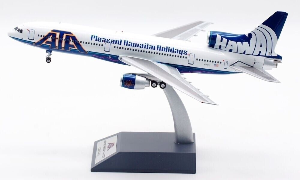 ATA Airlines and Hawaiian ezToys N188AT Collectibles Lockheed IF10110822 Diecast Models Pleasant Holidays InFlight200 - Scale L-1011 1:200