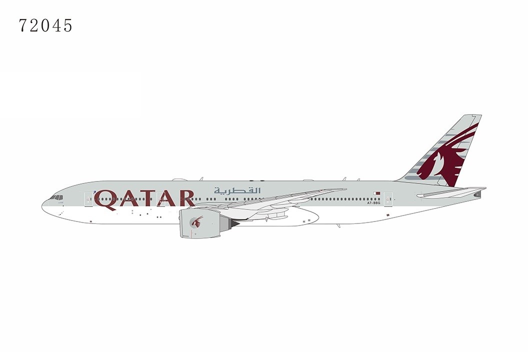 Qatar Airways Boeing 777-200LR A7-BBG NG Models 72045 Scale 1:400