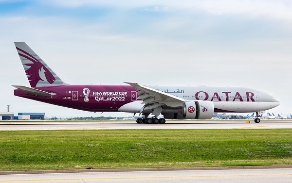 Qatar Airways Boeing 777-200LR A7-BBI “World Cup