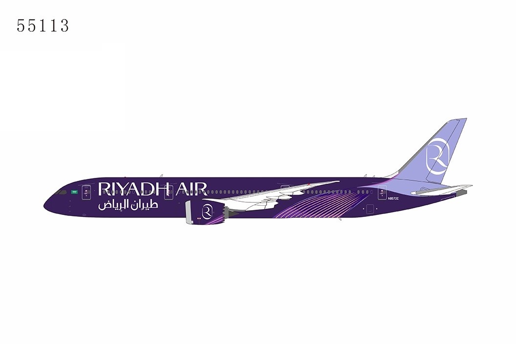 Riyadh Air Boeing 787-9 Dreamliner N8572C NG Models 55113 Scale 1:400