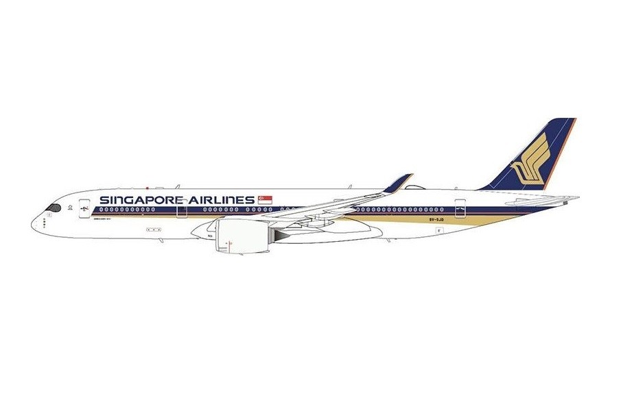 Singapore Airlines Airbus A350-941 9V-SJD With Stand Aviation400 