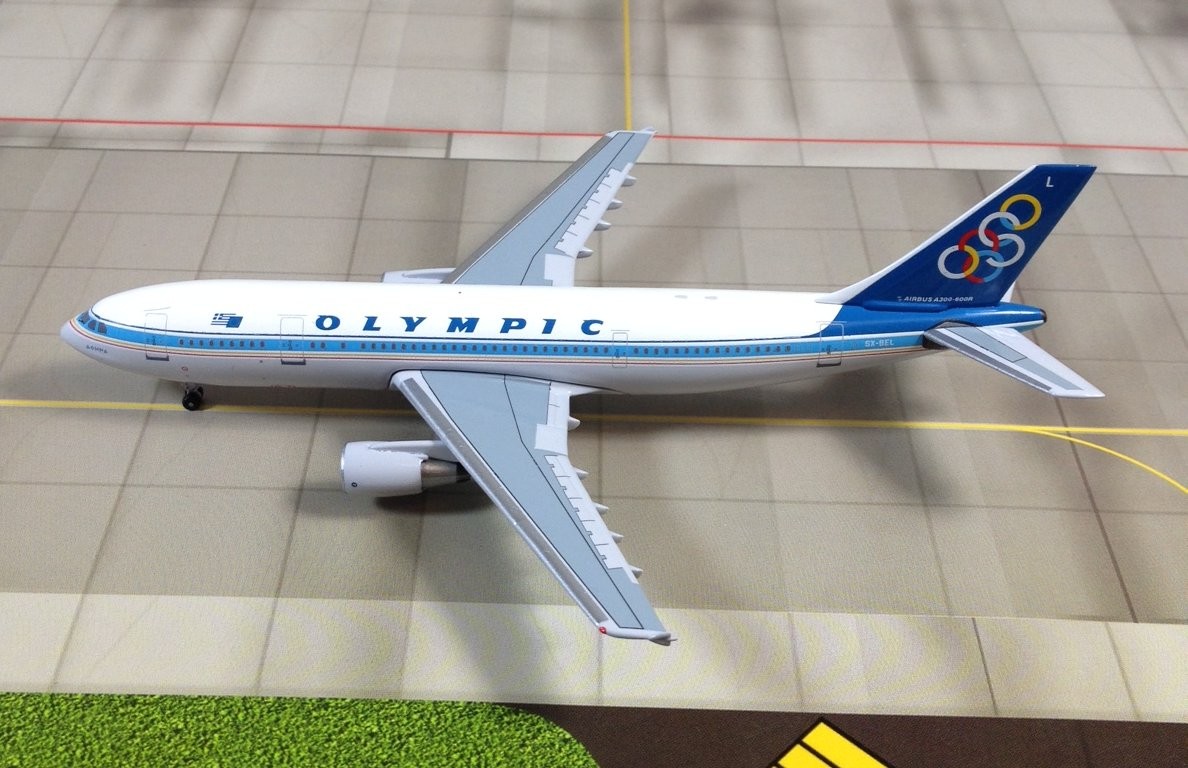 Olympic New Colors A300-600 Reg# SX-BEL AeroClassics 1:400