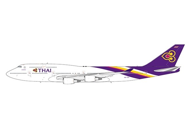 Thai Airways Boeing 747-400 HS-TGT JC Wings LH4THA212 Scale 1:400 