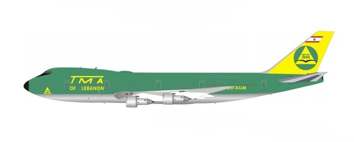 TMA of Lebanon Boeing 747-100 OD-AGM With Stand InFlight IF742N2001 1:200  ezToys - Diecast Models and Collectibles