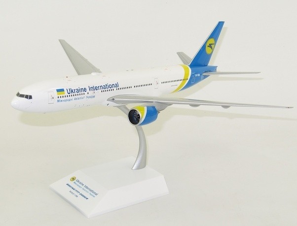 Sale! Ukraine International Boeing 777-200ER UR-GOA JC LH2AUI120 Scale 1:200