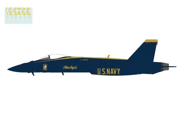 F/A-18C Hornet 1/72 Diecast Model - HA3580 VFA 34 Blue Blasters, 2015