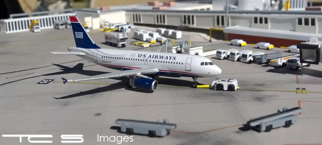 Gemini Jets diecast airliner model U.S. Airways A319 Reg# N801AW