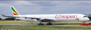 Ethiopian Airlines Airbus A350-1000 "1st A350-1000 in Africa" "Flaps Down" Reg: ET-BAW With Antenna XX40257A JC Wings 1:400