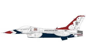Lockheed F-16C Fighting Falcon Diecast Model USAF Thunderbirds, #1, RIAT 2017 Hobby Master HA38039 Scale 1:72