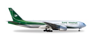 Iraqi Airways  Boeing 777-200LR Herpa 527484 Scale 1:500