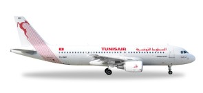 Tunisair (Tunisia) Airbus A320-200 HE527828 Scale 1:500