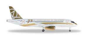 Center South Airlines Sukhoi Superjet 100 Reg# RA-89007 75th Sukhoi's Anniversary Herpa Wings 529310 Scale 1:500