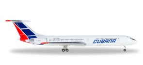 Cubana Ilyushin IL-62M Reg# CU-T1280 by Herpa Wings Die-Cast 529365 scale 1:500