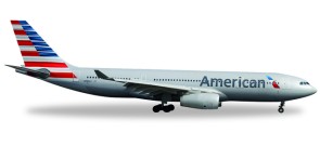 American Airlines A330-200 Reg# N292AY Herpa 529648 Scale 1:500