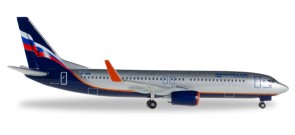 Aeroflot Boeing 737-800 Winglets Nobel Alexander Solzhenitsyn Reg VP-BRR Herpa 52990 Scale 1:500