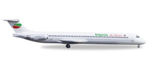 Bulgarian Air Charter MD-82 Reg# LZ-LDS Die Cast Herpa 530392 Scale 1:500