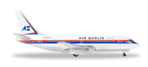 First Air Berlin Boeing 737-200 USA Registration N9020U Herpa 530453 Scale 1:500