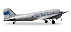 Finnish Airlines DC-3 Douglas Herpa 557108 Scale 1:200 