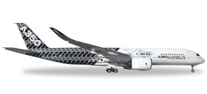 Airbus A350XWB "Carbon ColorScheme" Reg# F-WWCF Herpa Wings HE557344 Scale 1:200