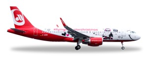 Airberlin A320 Sharklets Reg# D-ABNM Flying Home for Christmas Herpa Wings 558150 Scale 1:200