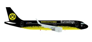 Eurowings A320 Sharklets Borussia Dortmund BVB 09 Reg# D-AIZR 558167 Scale 1:200
