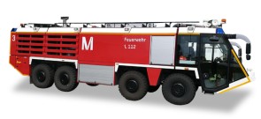 Fire Engine  Munich Airport colors and logo Herpa Scenix Accessories 558853 Scale 1:200