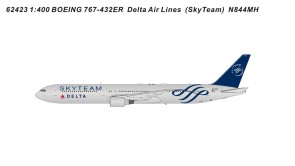 Delta Air Lines B767-432ER N844MH 62423 Panda Models Die-Cast 62422 Scale 1:400