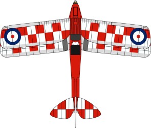 De Havilland DH.82A Tiger Moth – No. 32 Squadron, K2585 72TM005 1:72