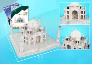 Taj Mahal 3D Puzzle With Book 87 Pieces