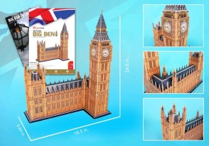 Big Ben 3D Puzzle With Book 116 Pieces