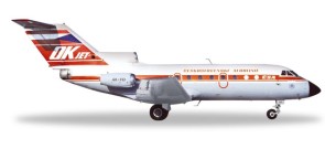 CSA Ceskoslovenske Yak-40 OK-FEI Metallic Herpa 559348 scale 1:200