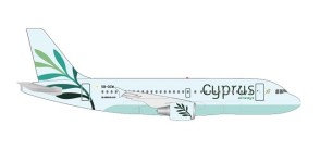 Cyprus Airbus A319 5B-DCW Olive livery Herpa Wings 531757 scale 1:500