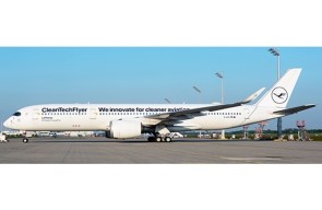 Flaps Down Lufthansa Airbus A350-900 D-AIVD "CleanTechFlyer" Die-Cast JC Wings SA4DLH008A Scale 1:400