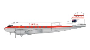 Qantas Airways Douglas DC-3 VH-EBU (polished belly) GeminiJets G2QFA553 Scale1:200